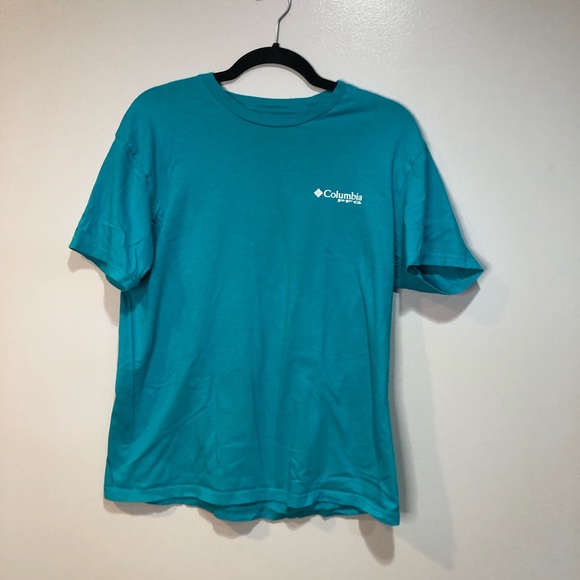 Columbia PFG Teal T-shirt - Picture 1 of 4